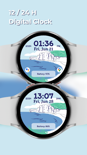 EXD056: Crayon Sea Watch Face screenshot 21