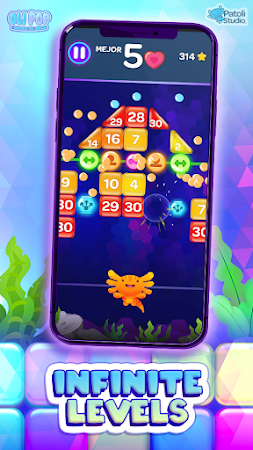 Game screenshot Oli Pop: Bubble vs Brick hack