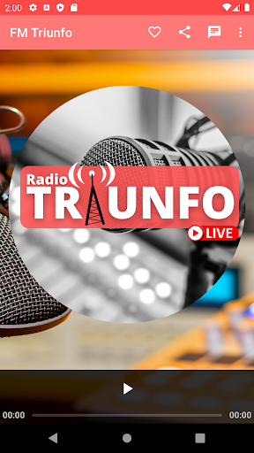 Android application FM Triunfo screenshort