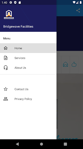 Bridgewave Facilities Screen 3