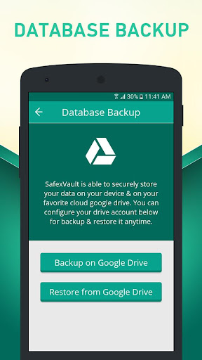 Screenshot of SafexVault