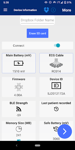 Android application MyRhythm Pro screenshort