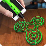 Make Fidget Spinner 3D Pen icon