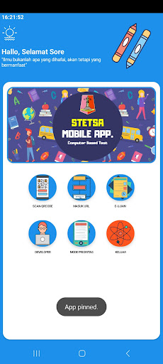 Android application Stetsa Mobile App. screenshort