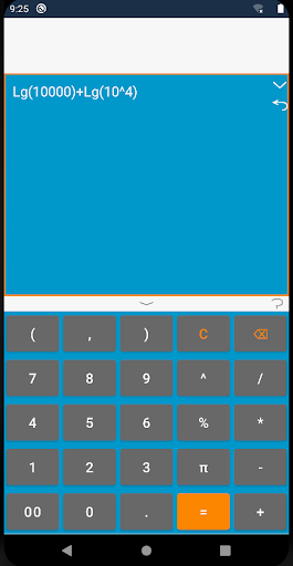 Logarithm Calculator Screen 3