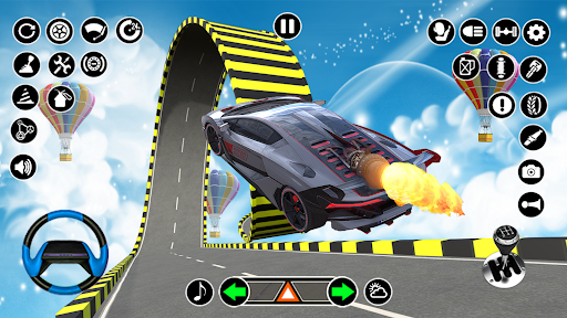 Impossible Mega Car Ramp 3d