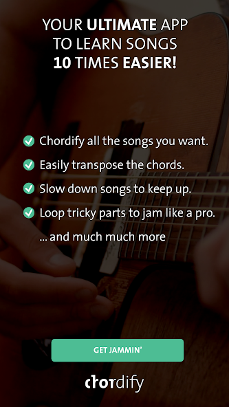 Chordify-Her Şarkının Akoru MOD Screenshot