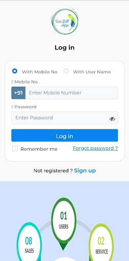 UniBill App Screen 2