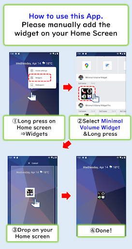 Minimal Volume Widget Screen 2