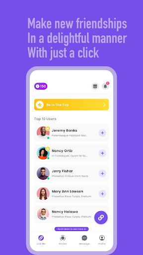 LinkMe Screen 2