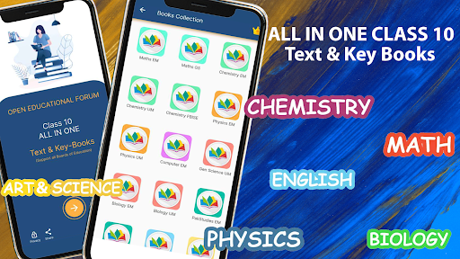 Android application All-in-1 Books & Keys Class 10 screenshort