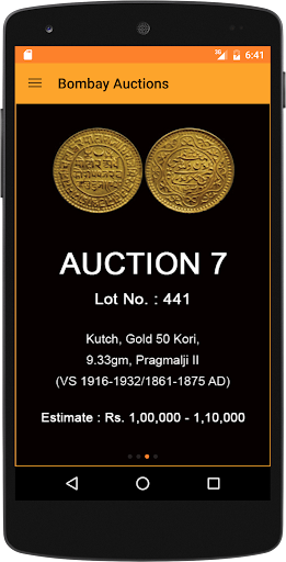 Android application Bombay Auctions screenshort