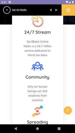 Sai Radio Screen 2