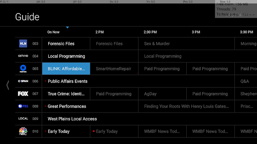 Screenshot of HTC TV MAX