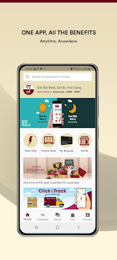 Android application Eu Yan Sang screenshort