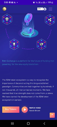 Android application Rdm Exchange screenshort