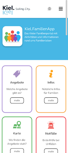 Android application Kiel.FamilienApp screenshort