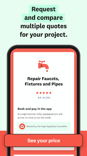 Screenshot of Angi: Hire Home Service Pros
