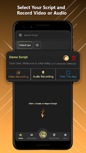 Slick Teleprompter- Vlog Maker
