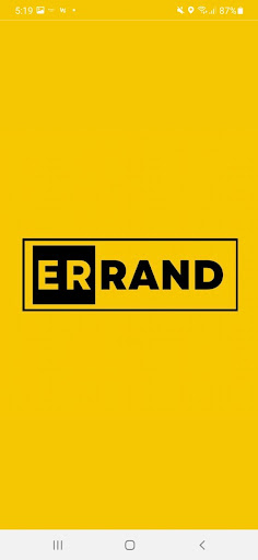 Errand Driver App Screen 3