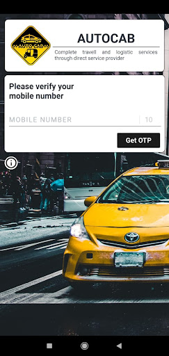 Android application AutoCab screenshort