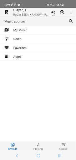 Android application Ovation Music screenshort