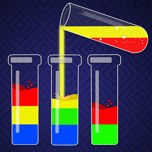 Water Sort Color Brain Games logo