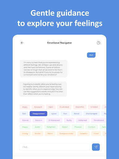 Screenshot of Myselfland Emotional Self-Help