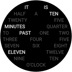 Multicolor Word Clock (Round)