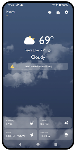 Android application Live Weather Forecast - Radar screenshort