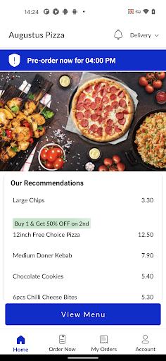 Augustus Pizza Screenshot