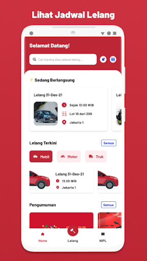 Android application AltoLelangMobile screenshort