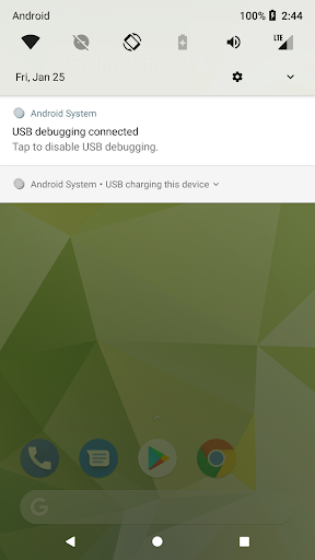 Android application Volume control button screenshort