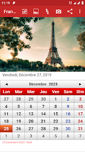 Français Calendrier 2022 Screenshot