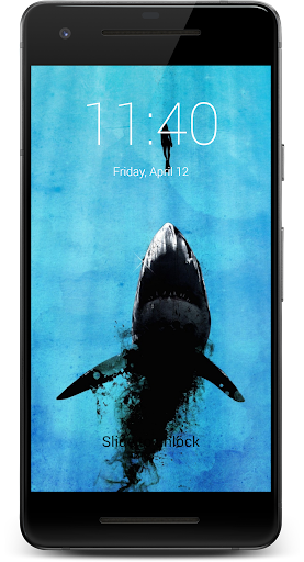 Great White Shark HD Lock Scre