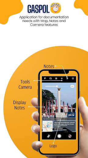 Android application GasPol : Map Notes Camera screenshort