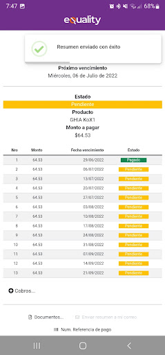 App Clientes (DEMO) Screen 2