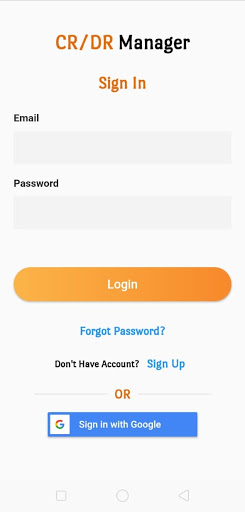 CR DR Manager - Offline  Online Ledger