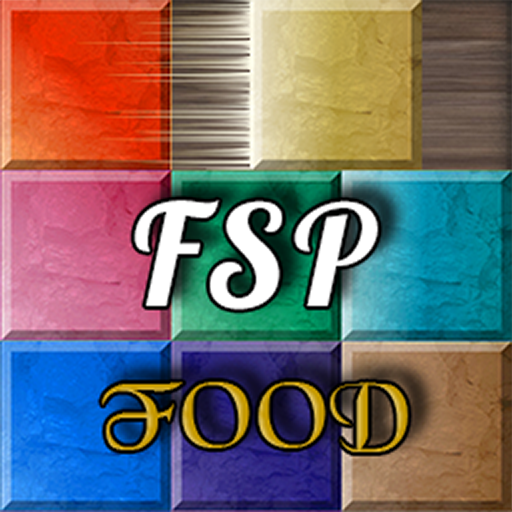 Famous Sliding Puzzle: Food logo