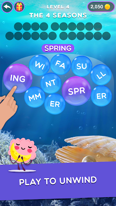 Word Magnets - Puzzle Words - Screenshot 1