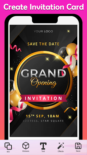 Invitation Card Maker Pro Screen 2