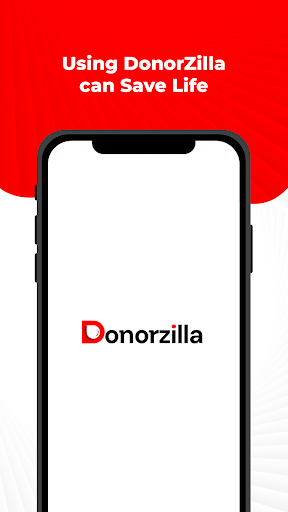 Android application DonorZilla screenshort