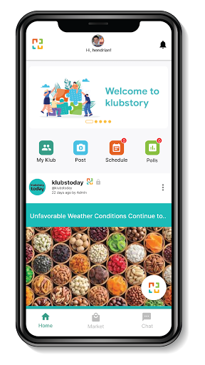 Android application Klubstory screenshort
