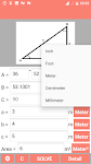 screenshot of Right Angled Triangle Solver