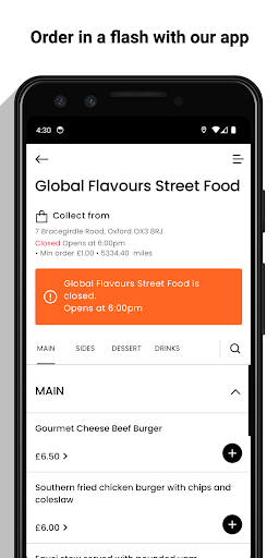 Global Flavours Street Food Screenshot