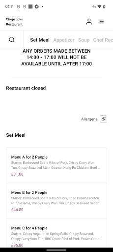 Chopsticks Restaurant Screen 3