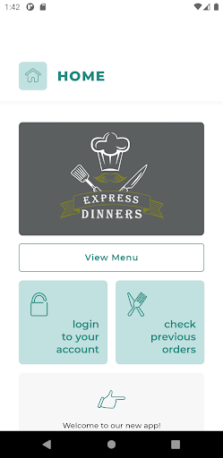 Android application Dinners Express NE5 screenshort