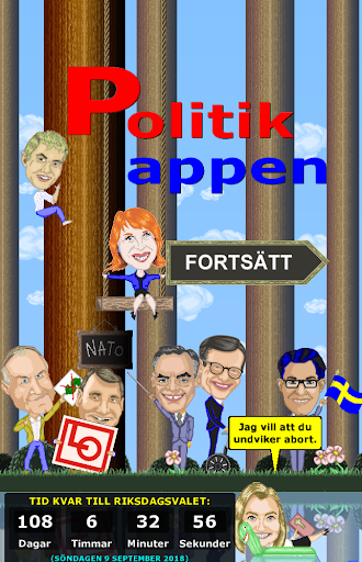 Android application Swedish Politics screenshort