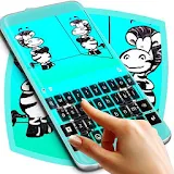 Zebra Doodle Keyboard Theme icon