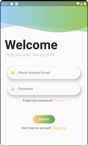 BIRS App Screen 2